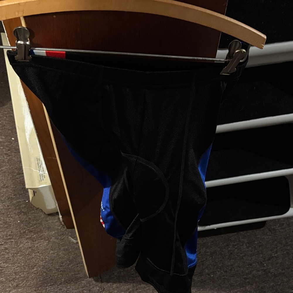 Black and Blue Cycling Shorts